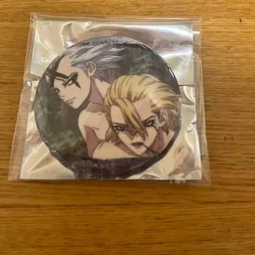 2 스탠리 제노 장면 사진 글리터 캔뱃지 toho Dr.stone