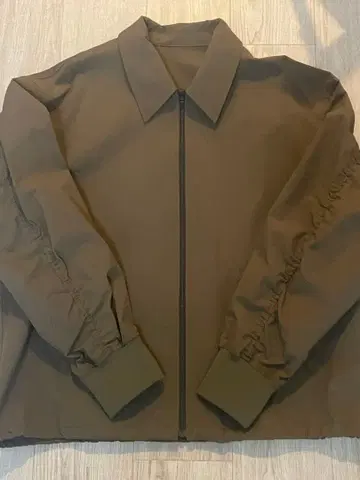 편의점 의류 집업 자켓 훼미리마트 브라운 L