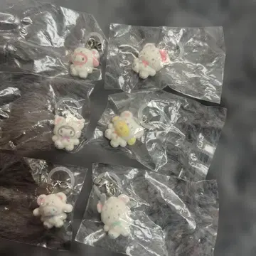 산리오 후와후와 스노우 메지루시 액세서리 컴프 세트