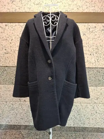 JEANASIS! 다크 네이비 체스터 코트