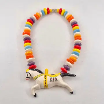 새상품급 [ parrot pearls ] 빈티지 목걸이