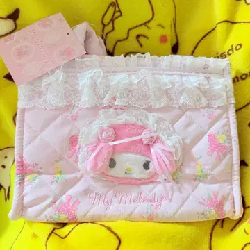 산리오 화이트 프릴 디자인 마이멜로디 2WAY 토트백