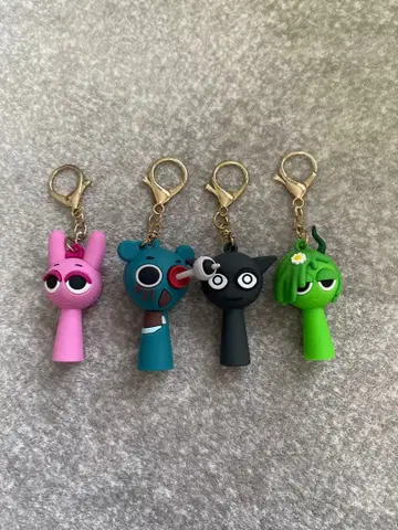 스플랜키 키링 4개 세트