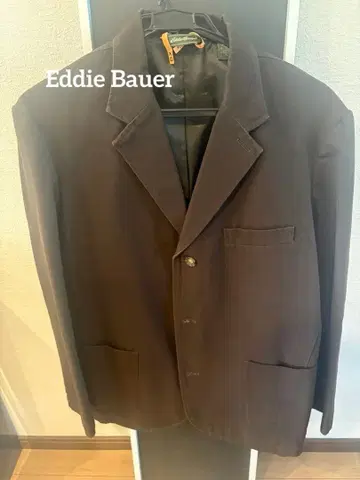 새상품급 Eddie Bauer 브라운 테일러드 자켓