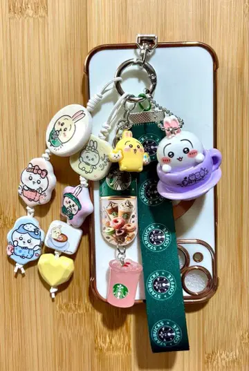 스타벅스 치이카와 (먼작귀) 아크릴 키링 세트