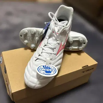 Mizuno 축구화 와이드 화이트