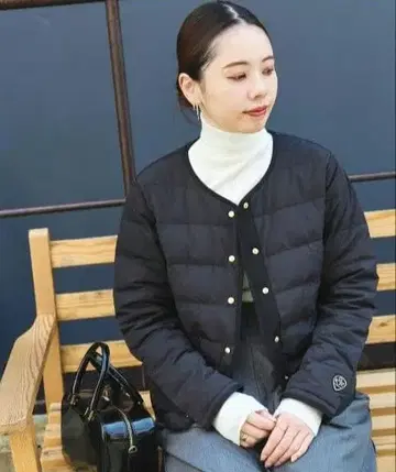 레이빔즈 RayBEAMS 블랙 버튼 다운 자켓