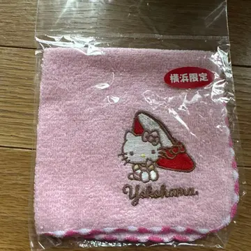 요코하마 한정판 헬로키티 타월 약 25cm