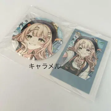 니지산지 생일 굿즈 금박 캔뱃지 폴라로이드풍 카드 카부라기 로코 2025