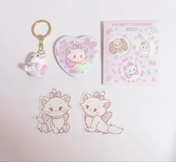 디즈니 마리 mikko 무스 스티커 키체인 캔뱃지