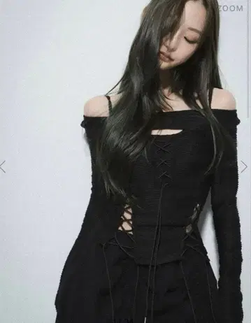 Melt the lady 레이스업 레이어드 코르셋