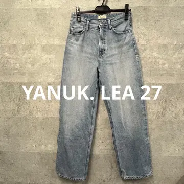 야누크 YANUK LEA 27 스트레이트 데님 하이웨스트