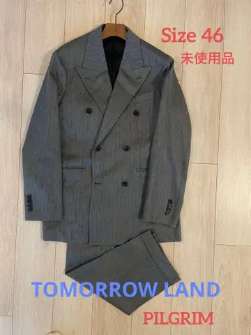 PILGRIM TOMORROWLAND 그레이 더블 브레스트 수트