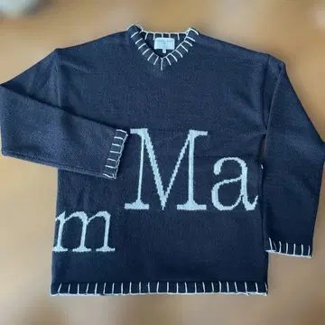 새상품급 martin kim 마틴킴 니트 블랙 오버 사이즈