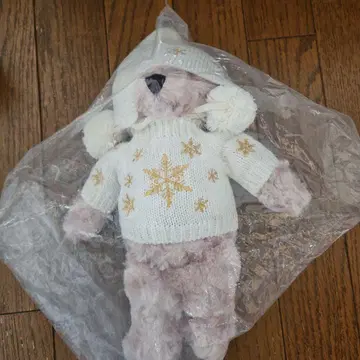 [ 새상품 ] 눈꽃 스웨터 봉제 인형