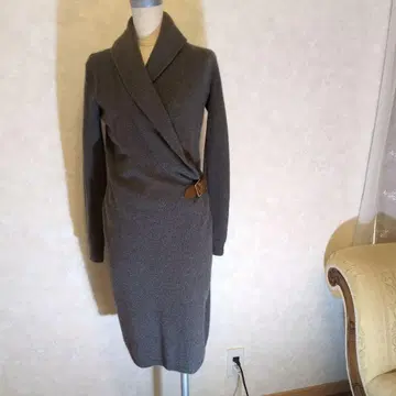 모스그린 원피스 긴팔 랄프 로렌, 블랙 라벨