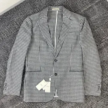 F 미사용 조르지오 아르마니 체크 무늬 테일러드 자켓 사이즈 50