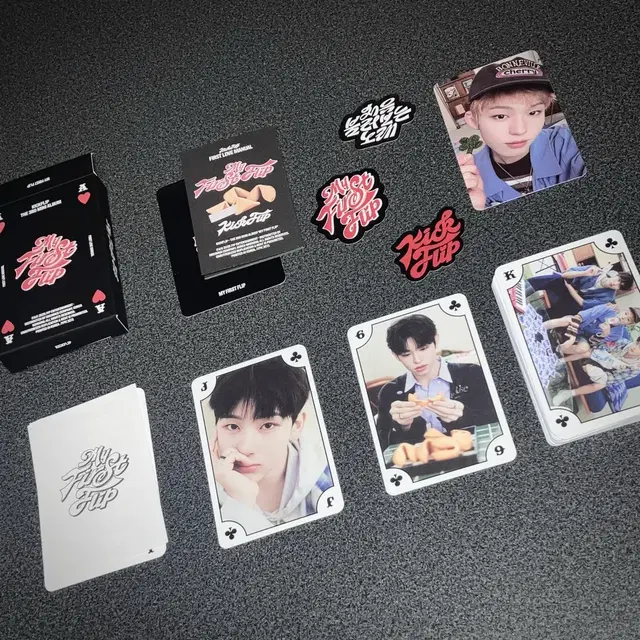 킥플립 처불노 앨범 케이주 포카