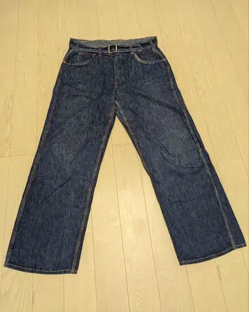 50' 빈티지 벨트 포함 데님 팬츠 USA 제조