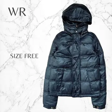 더블알 스테디셀러 베이직 미들 기장 후드 부착 다운 자켓 프리