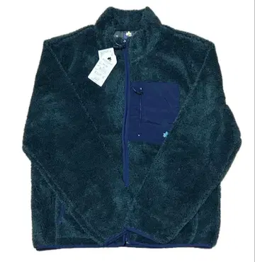 미사용 택 포함 로고스 보아 자켓 다크 그린