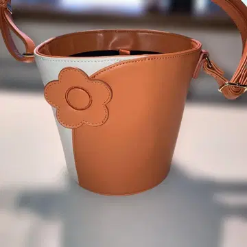 선착순 정품 마리콴트 오렌지, 버킷형 숄더백