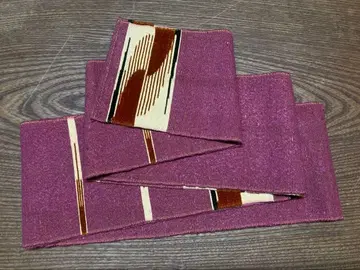 Os535 열직 반폭 오비 적자색