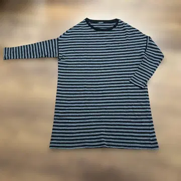 pas de calais 스트라이프 긴팔 원피스