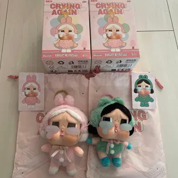 POPMART 토끼 개구리 CRYBABY Crying Again