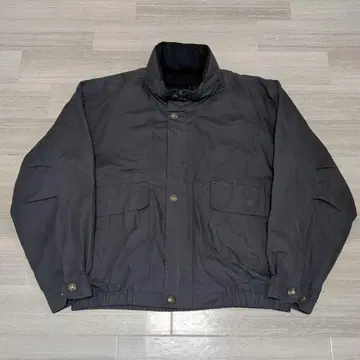 런던 포그 블루종 아우터 스윙탑 M 라이너 포함