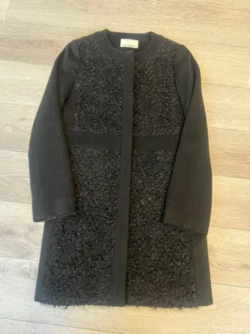 M-premierBLACK 블랙 롱 코트 34