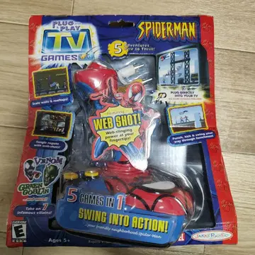 미개봉 스파이더맨 plug it in play TV game