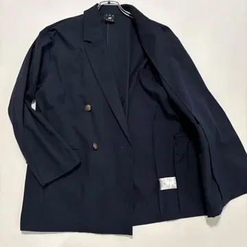 레어 새상품급 뉴발란스 더시티 골드 버튼 더블 테일러드 자켓 M