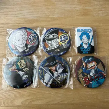ONE PIECE 사보 캬라 캔뱃지 묶음 판매