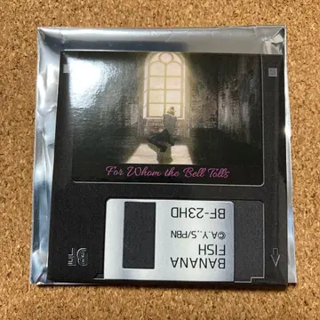 바나나 피쉬 아쉬 플로피 풍 캔뱃지