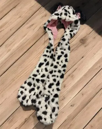 디즈니 101마리 강아지 머플러 장갑 팬캡 모자