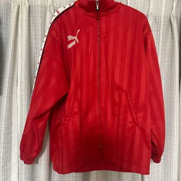 PUMA 레드 스트라이프 자켓