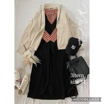 성숙 캐주얼 원피스 세트 여성용 의류 묶음 판매 코디 세트업 겨울