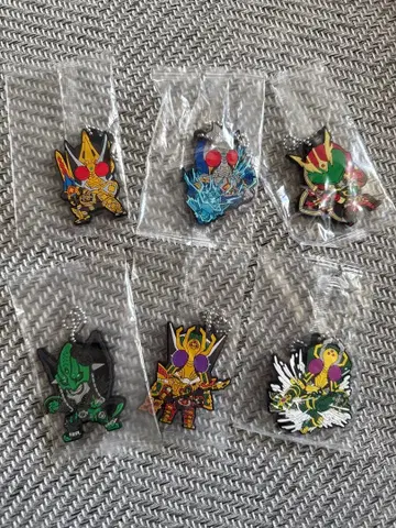 [미개봉 새상품] 가면라이더 블레이드 캡슐 러버 마스코트 전 6종 세트