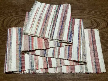 Os530 열직 반폭 오비 줄무늬 컬러풀