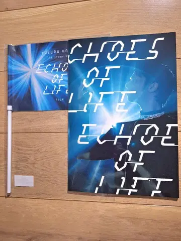 하뉴 유즈루 EHOES OF LIFE 팜플렛 & 플래그