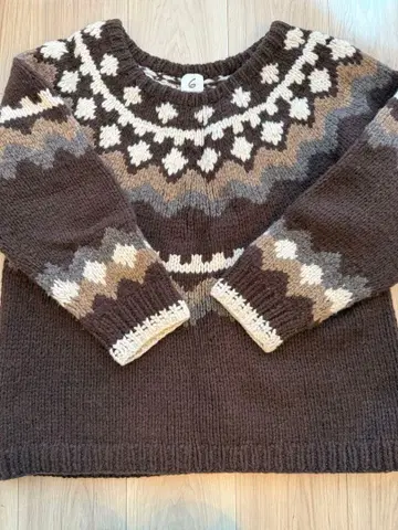 로쿠 노르딕 니트 roku