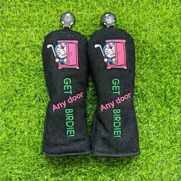 새상품 2세트 도라에몽 데님 골프클럽헤드커버 UT+UT