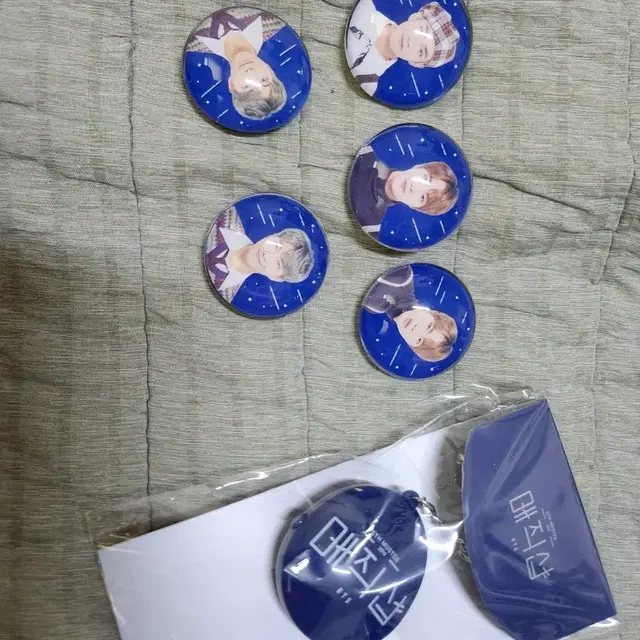 방탄소년단 매직샵 마그넷 + 보이스키링