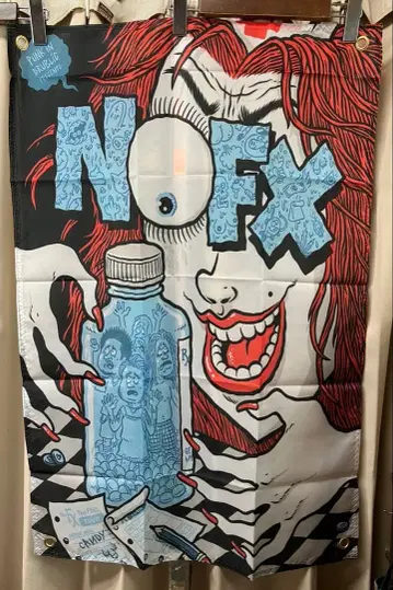 새상품 NOFX1 / 폴리에스테르 태피스트리 / 60 x 90cm