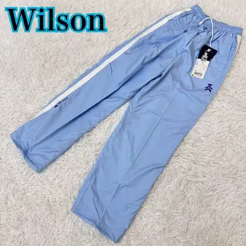 [ 새상품 ] Wilson 사이드 라인 나일론 팬츠 저지 곰 블루 S