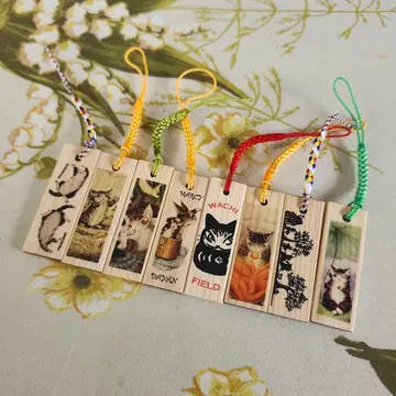 와치필드 다얀 나무 조각 스트랩 8개