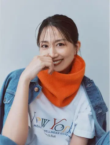 [ 미개봉 새상품 ] 히가시하라 아키 FORME 넥워머 오렌지