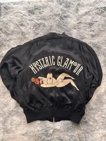 HYSTERIC GLAMOUR 스카잔 MA-1 블랙