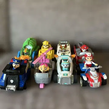 파우 패트롤 미니카 8체 세트